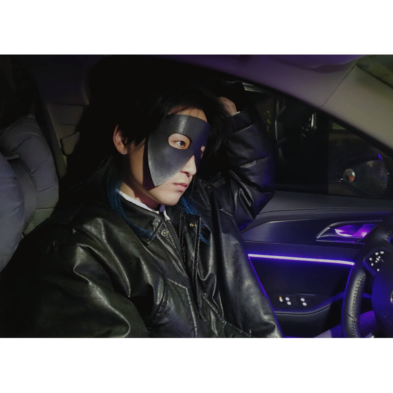 跨年圣诞节漫展生日恶搞暗黑匠匠【手工皮面具】哲学van搞笑cos