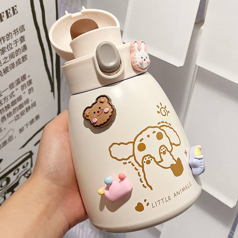 保温杯女生高颜值直饮口304不锈钢可爱大肚水杯大容量泡茶ins杯子