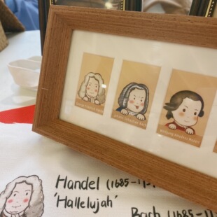 ClassicStar 音乐家六人摆台 贝多芬 巴赫 莫扎特 肖邦 亨德尔