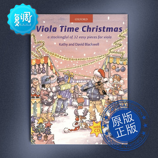 中提琴时间教程 圣诞作品集 (配套) 含CD 英国原版 布莱克威尔 牛津乐谱 9780193369344
