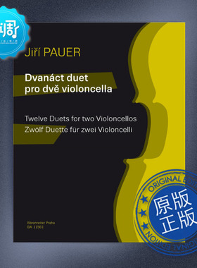 12首大提琴二重奏  骑熊士 BA11561 原版乐谱
