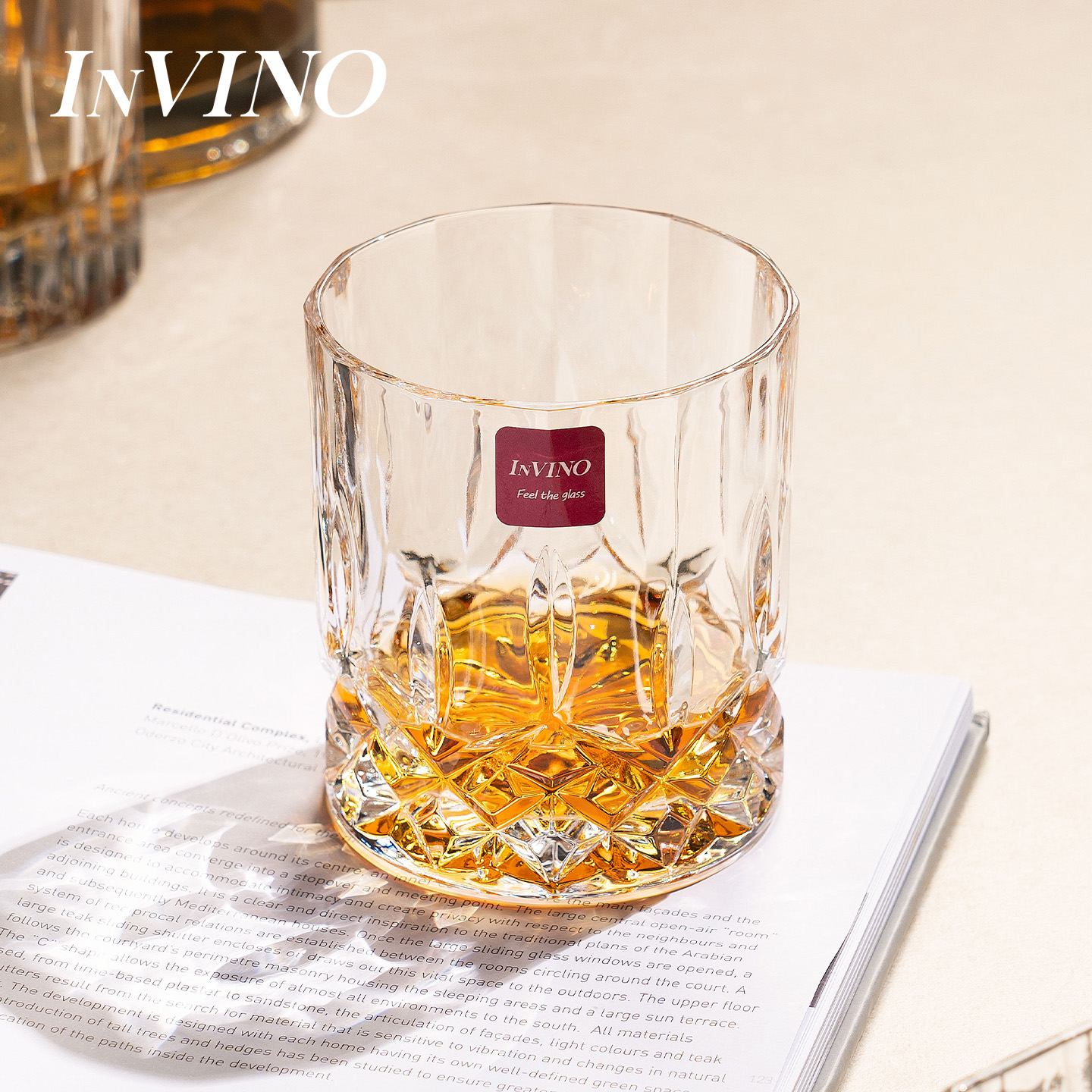 InVINO意大利进口水晶玻璃威士忌酒杯精致洛克杯高端洋酒杯套装