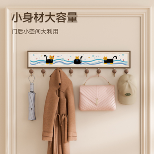 多巴胺联排吸盘挂钩门后挂衣架免打孔强力承重浴室厨房玄关可移动