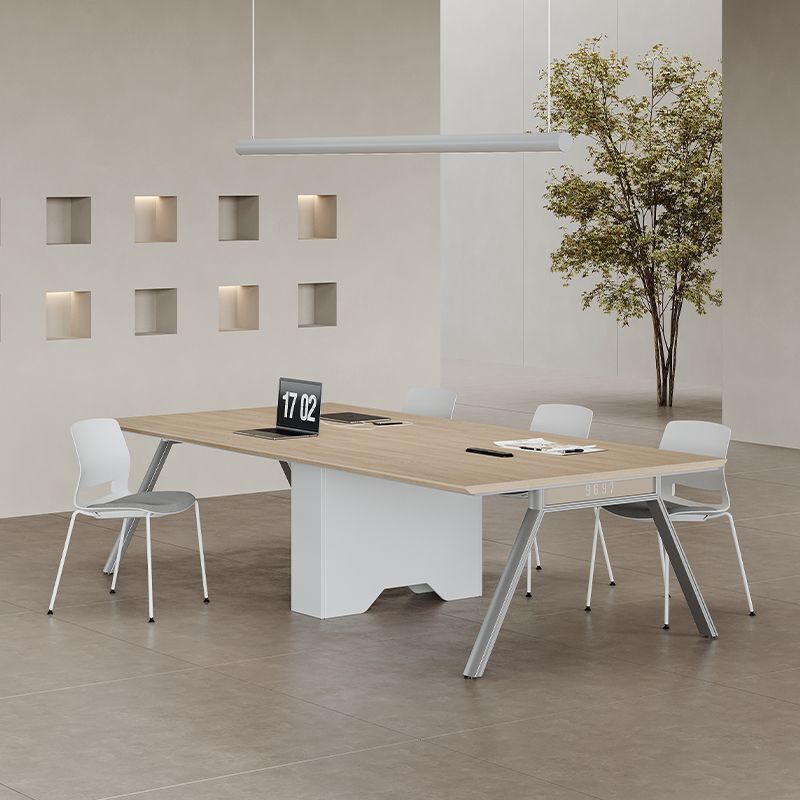 会议桌椅组合长桌办公小型简约现代员工会议室培训桌洽谈桌长条桌