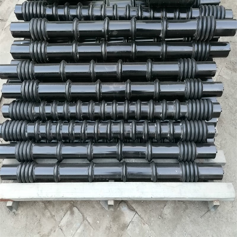 输送机梳型托辊 铁螺旋托辊橡胶缓冲托辊支架 尼龙高分子陶瓷托辊