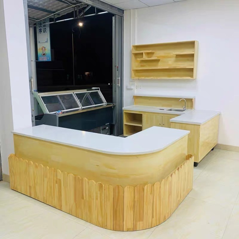 生鲜百果园水果架超市水果店展示架阶梯水果中岛收银台果切台堆头