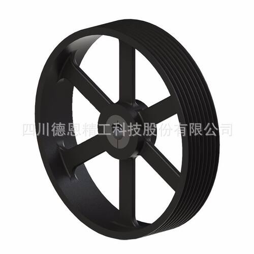 CPT欧标皮带轮SPB355-08-3535八槽节径355适配锥套3535铸铁皮带轮