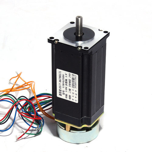 57步进电机2.8N带刹车 57BYG250H 大力矩带抱闸57电机 机身142MM