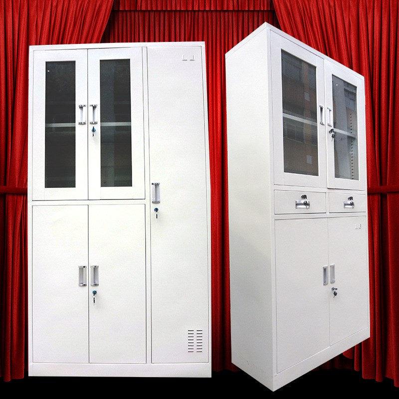 苏州中二斗铁皮钢制办公文件柜储物柜档案凭证鞋柜更衣柜九门15门