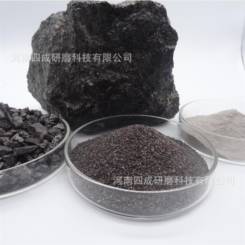 棕刚玉磨料 16# 24目喷砂除锈金刚砂棕刚玉