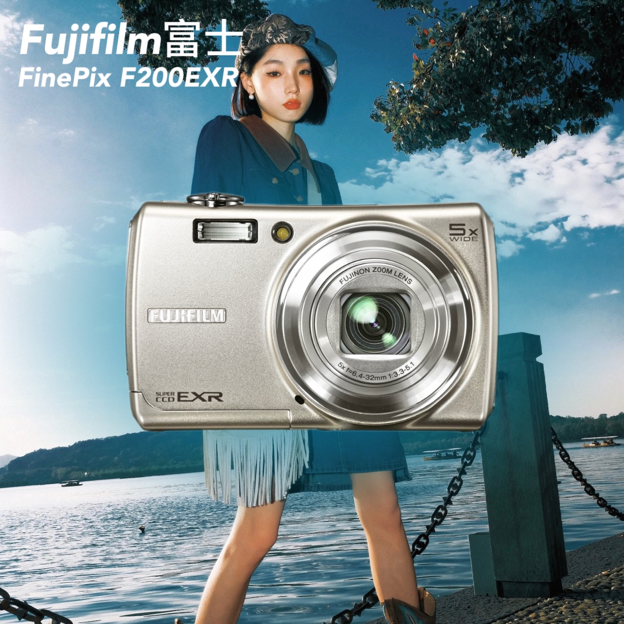 正品Fujifilm富士F200EXR相机