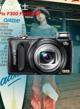 正品Fujifilm富士FinePix F300 F305EXR复古CCD卡片数码相机旅行