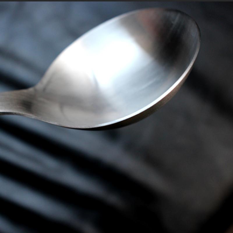 加厚304不锈钢汤勺圆头勺加深家用公勺盛粥勺饭勺短柄勺子喝汤勺
