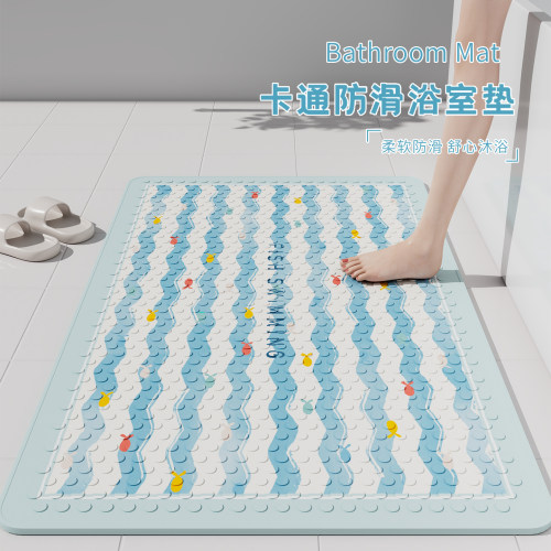卡通儿童浴室吸盘防滑防摔垫脚垫