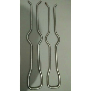 制袋机复合机收放卷防滑叉子夹料不锈钢夹子吹膜机收料纠偏挡杆五