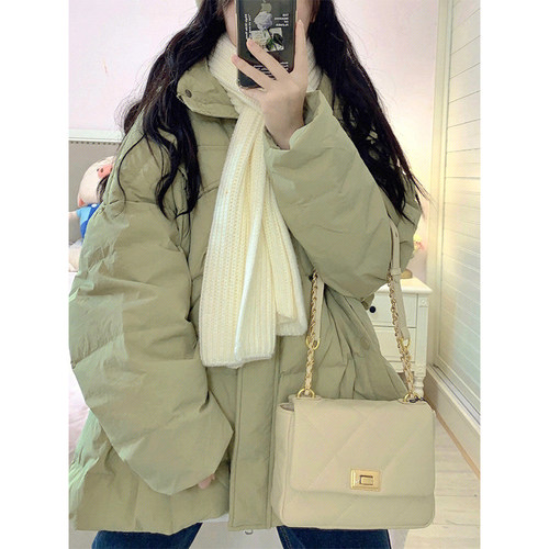 2-300斤大码韩版宽松加厚棉服女