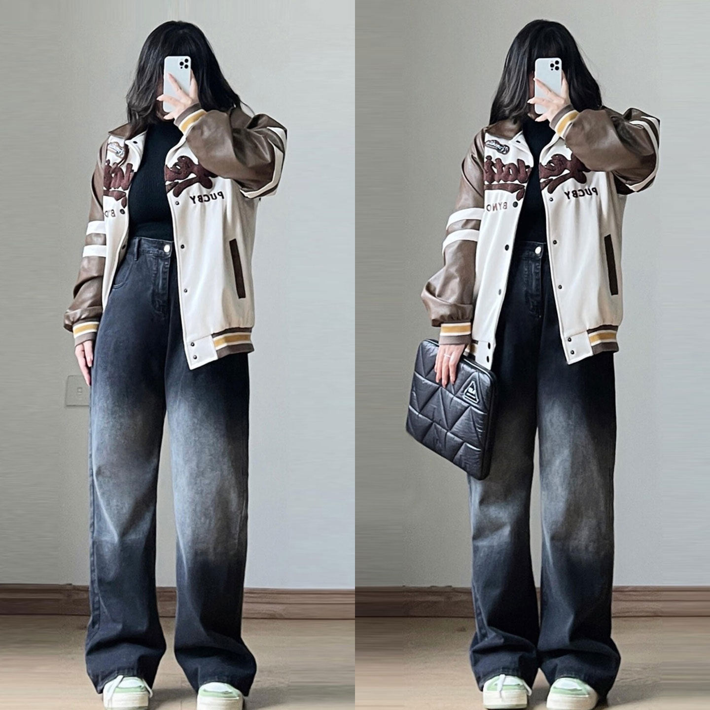 300斤大码女装黑色牛仔裤女胖mm美式复古渐变设计感小众直筒裤子,女装/女士精品,大码裤装,淘宝优惠券,粉丝福利购,淘宝优惠卷