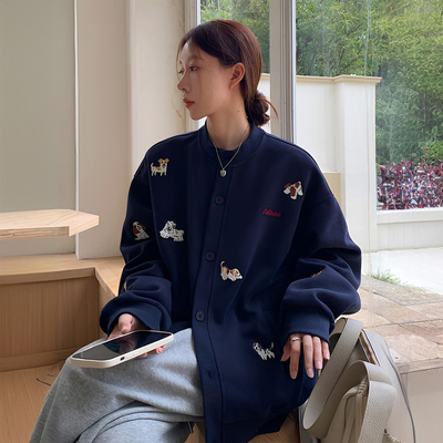 300斤特大码美式宽松百搭棒球服