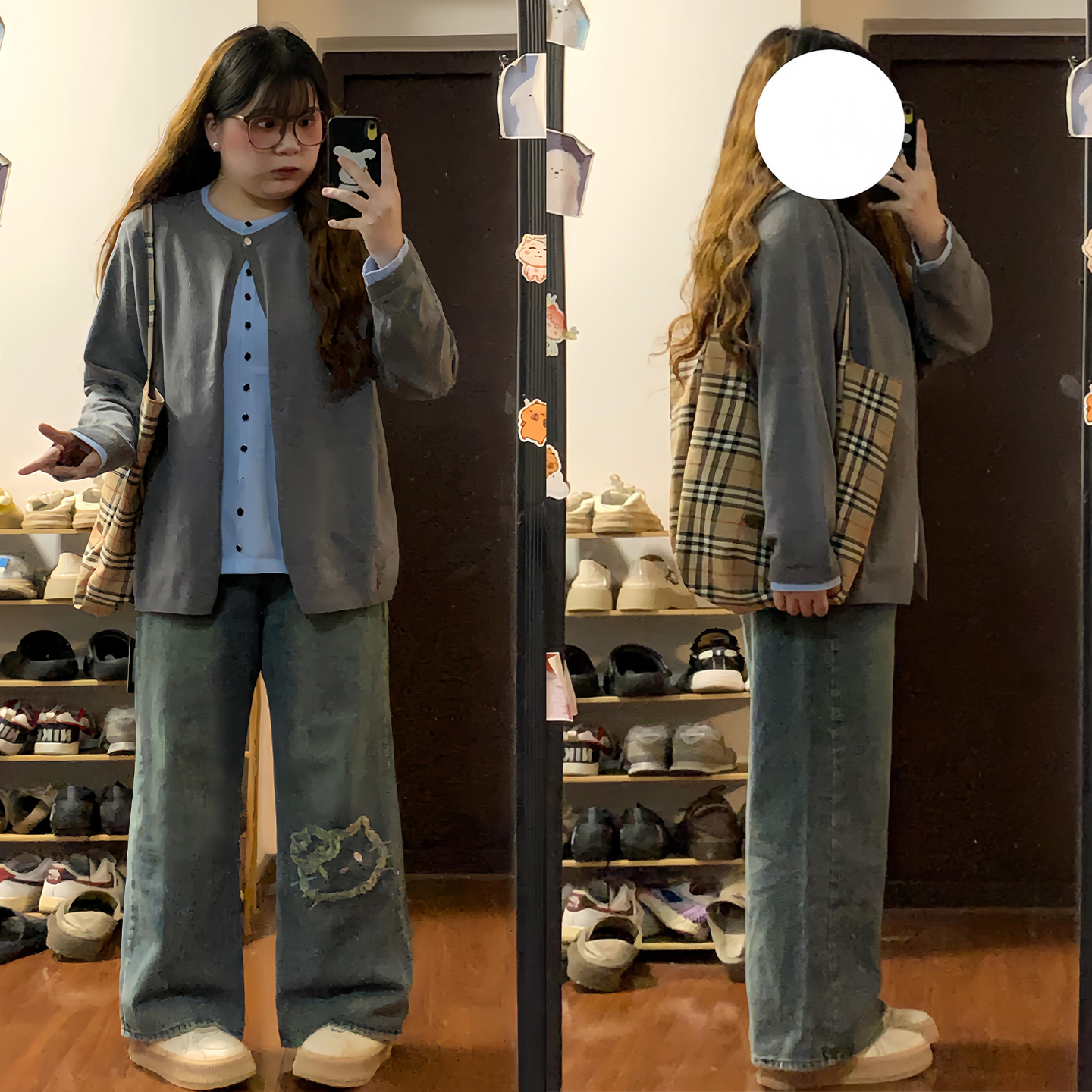 胖mm大码韩版百搭休闲牛仔裤女裤