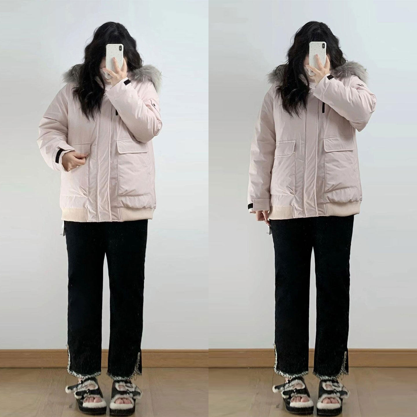 300斤特大码修身显瘦九分牛仔裤女胖mm黑色毛边设计弹力直筒裤子,女装/女士精品,大码裤装,淘宝优惠券,粉丝福利购,淘宝优惠卷