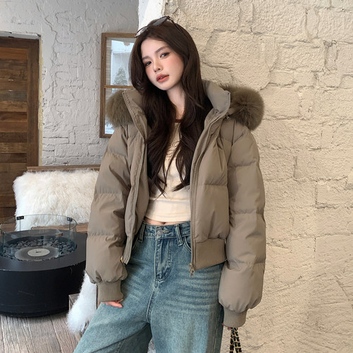 特大码女装高级感学生百搭棉袄女