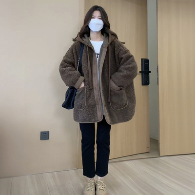 300斤特大码高级感大口袋棉衣女