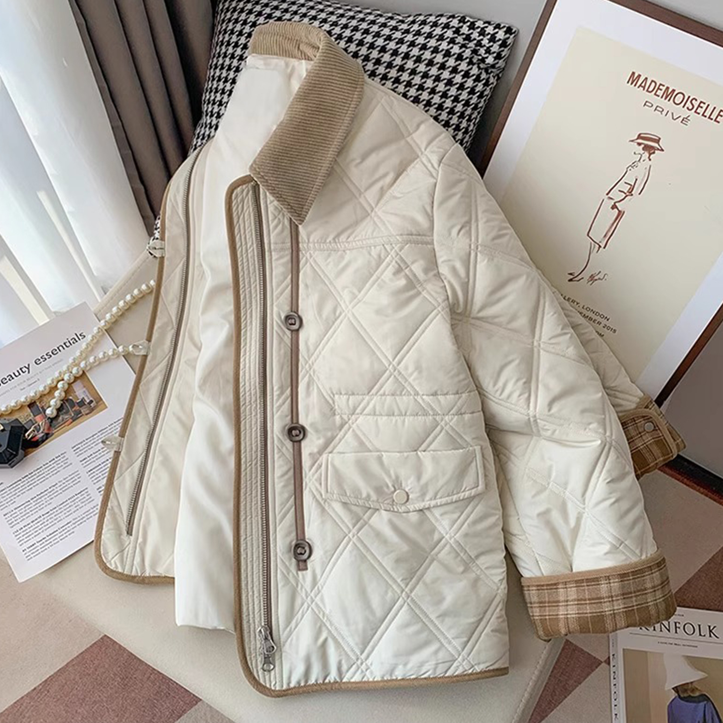 胖mm大码女装韩版气质显瘦外套女