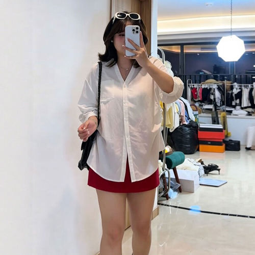 胖mm大码女装韩系穿搭休闲短袖女