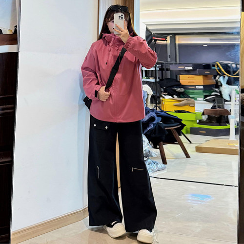 大码女装复古辣妹风显瘦牛仔裤女