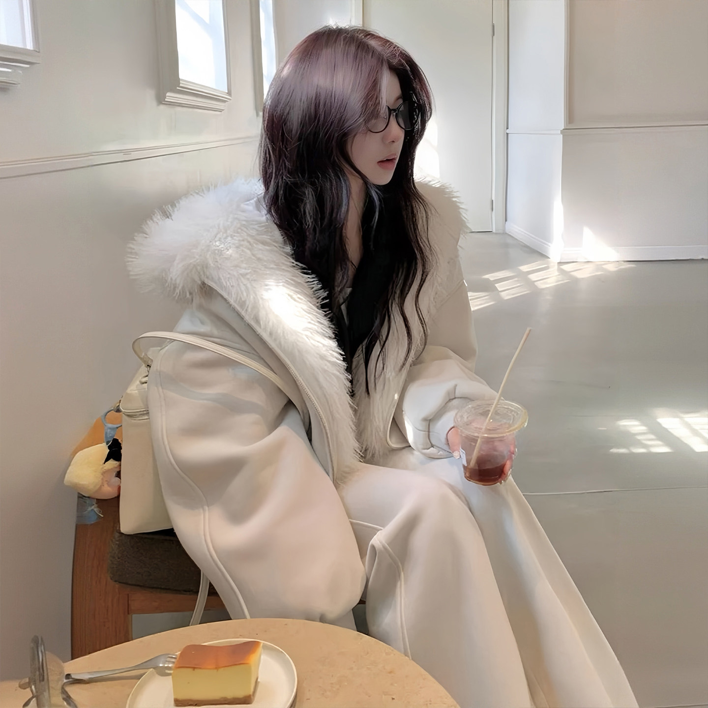 300斤大码女装学院风白色连帽棉服女胖mm宽松设计感加厚保暖外套,女装/女士精品,大码棉服,淘宝优惠券,粉丝福利购,淘宝优惠卷