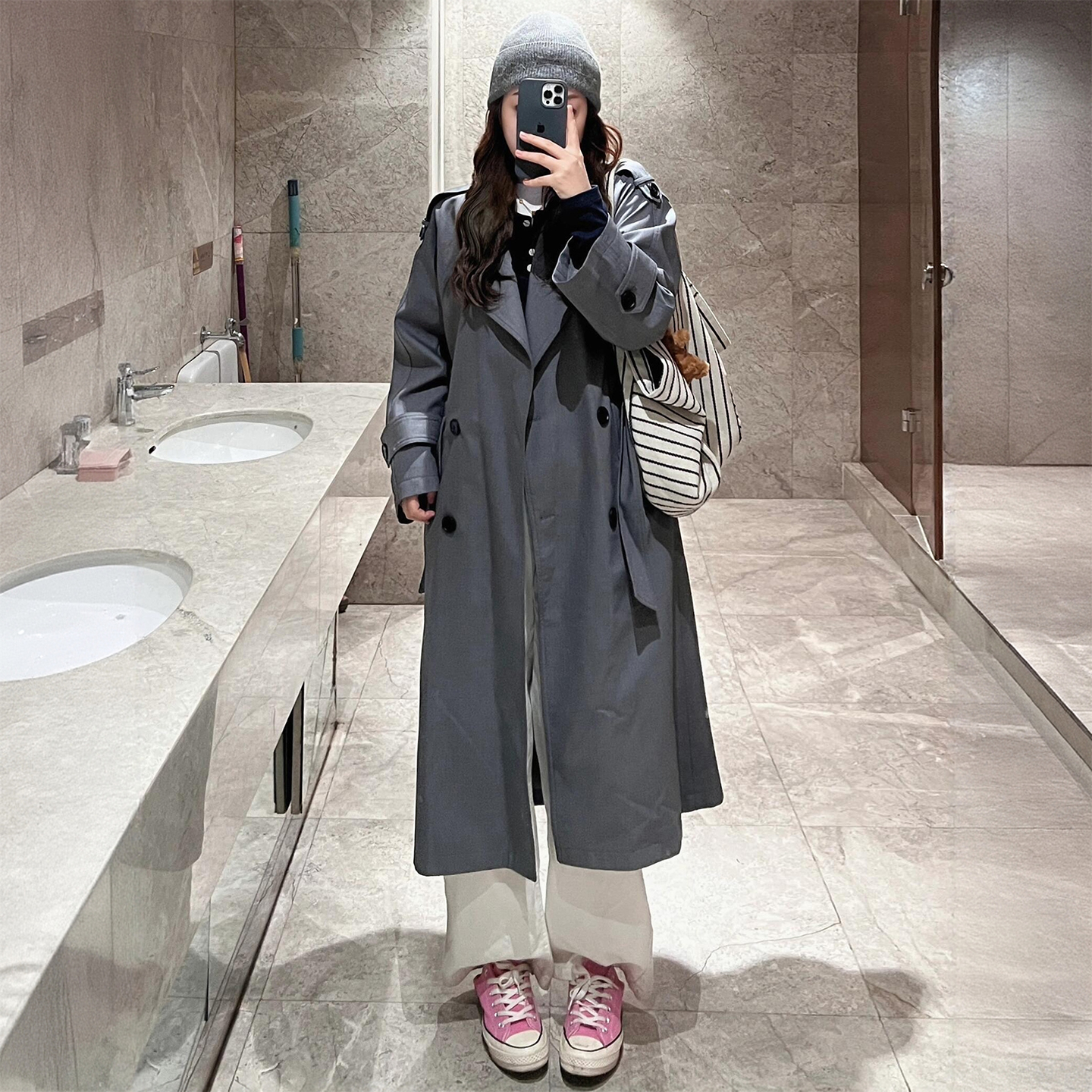 300斤特大码慵懒英伦风长袖大衣