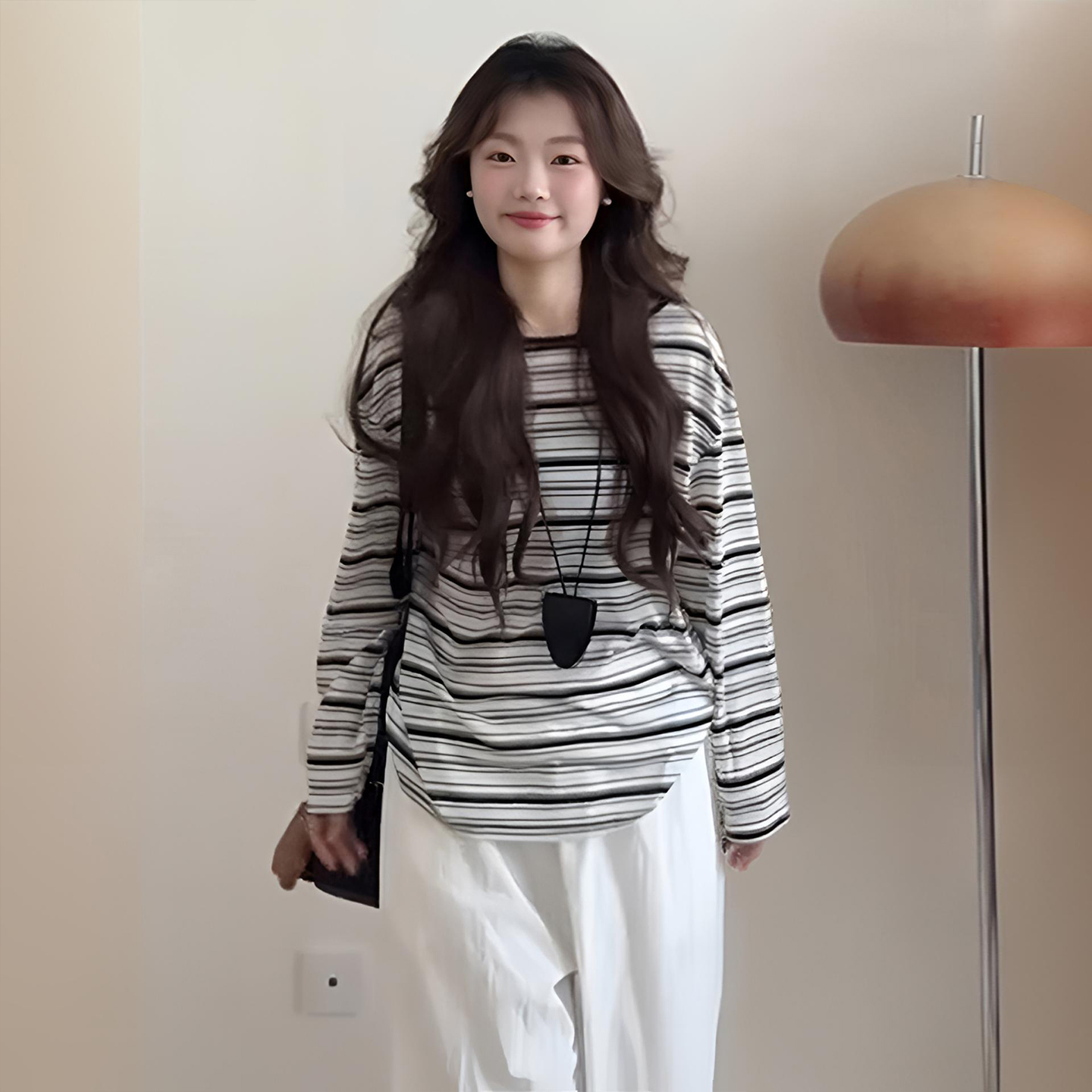 大码女装胖mm小众高级感百搭上衣