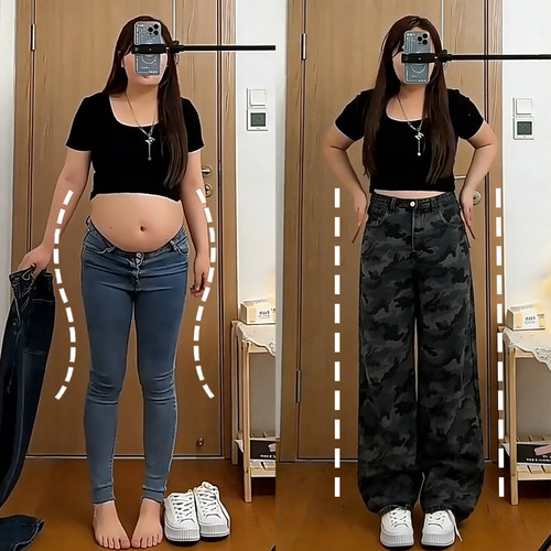 大码巨好看女装胖mm高级感裤子女
