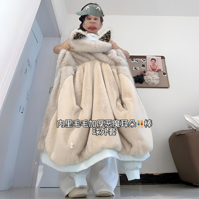 300斤特大码时尚百搭连帽外套女