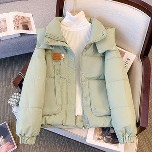 爆款 胖mm大码 ins面包服外套女2025新款 韩版 棉袄厚实保暖棉服 女装