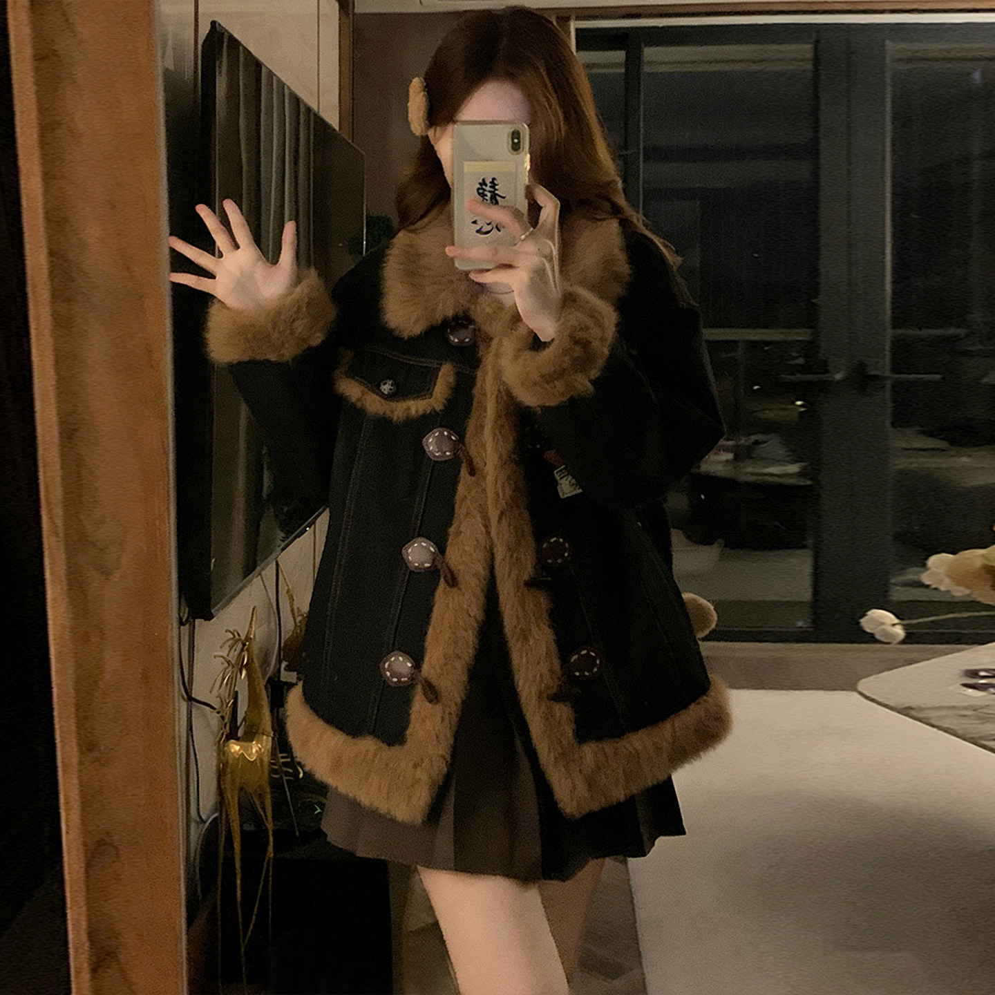 300斤大码女装小众高级感牛仔外套女胖mm宽松加厚保暖羊羔毛棉服,女装/女士精品,大码棉服,淘宝优惠券,粉丝福利购,淘宝优惠卷