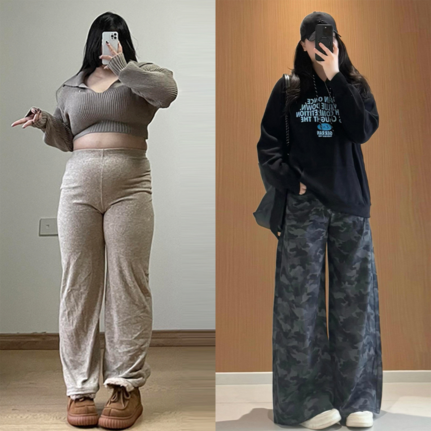 特大码女装美式高街vibe风裤子女