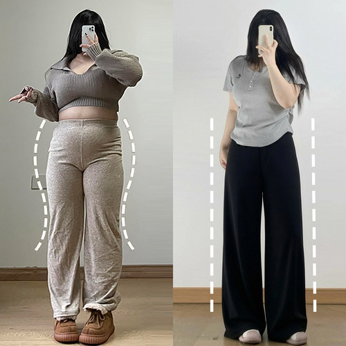 特大码胖mm小个子今年流行裤子女