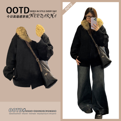 300斤特大码休闲宽松显瘦外套女