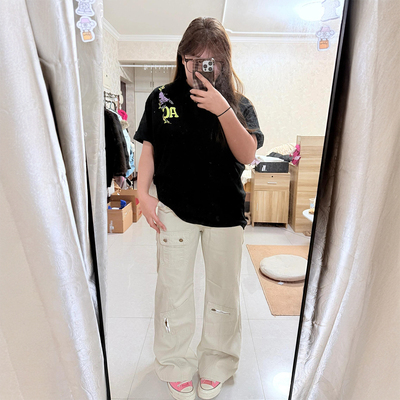 特大码女装设计感小众百搭裤子女