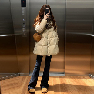 胖mm今年流行的新款棉袄外套女特大码保暖加厚韩系高级感羽绒棉服