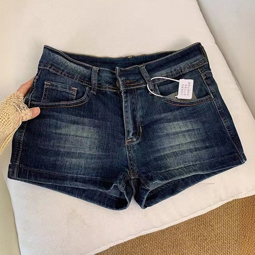 特大码辣妹风小众ins包臀热裤子