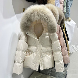 大码 胖mm深冬独特超好看棉服女洋气百搭时髦保暖加厚毛领外套 女装