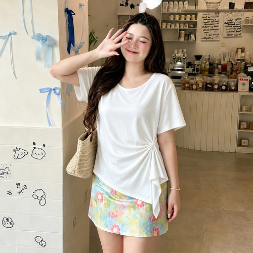 大码女装胖mm大方得体微胖穿搭女