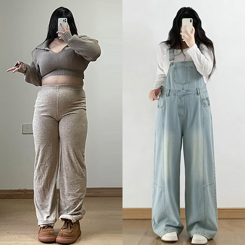 胖mm大码女装巨好看百搭的裤子女