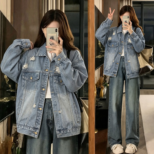 特大码胖mm松弛感休闲百搭外套女