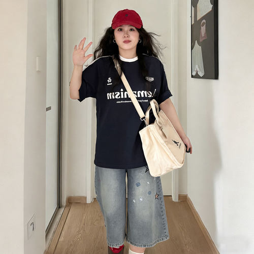 胖mm特大码小个子显瘦遮肉裤子女