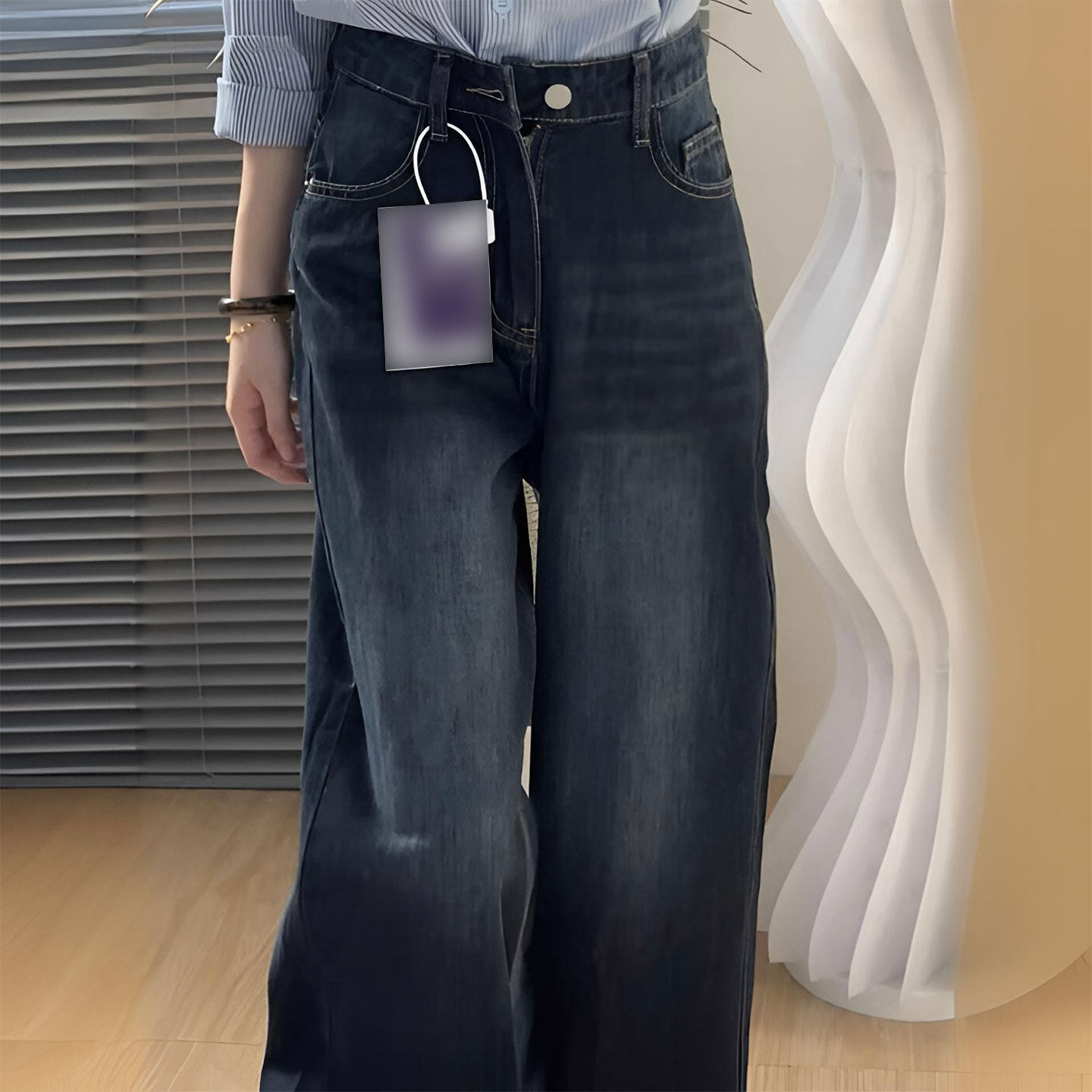 特大码女装版型好的阔腿牛仔裤女2026新款胖mm裤子显瘦设计直筒裤,女装/女士精品,大码裤装,淘宝优惠券,粉丝福利购,淘宝优惠卷