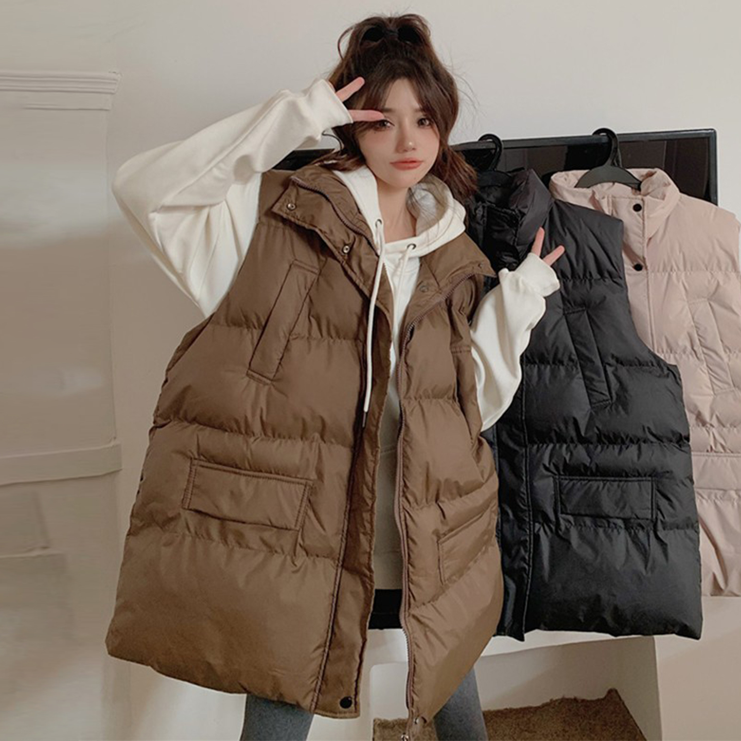 300斤特大码新款设计感外穿马甲