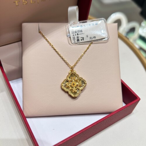 谢瑞麟新款布契拉提足金黄金项链